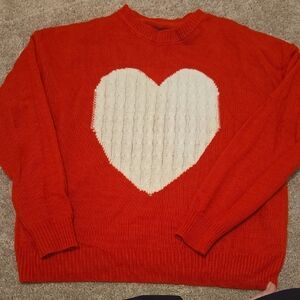 Red Heart Sweater